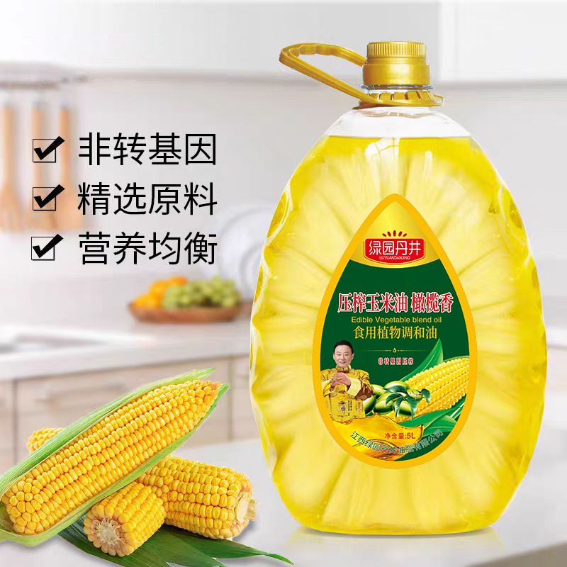 CA88 压榨玉米油橄榄香食用植物协调油 5L